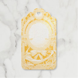 weelderige motief atelier bruiloft uitnodiging, cadeaulabels