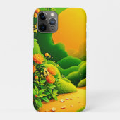Weelderige Oranje tuinkunst Case-Mate iPhone Case (Achterkant)