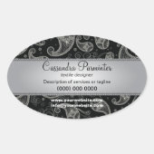 Weelderige Paisley Promotionele Stickers (Voorkant)