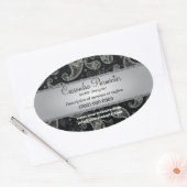 Weelderige Paisley Promotionele Stickers (Envelop)