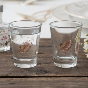 Weelderige Palmblad Trouw Terracotta ID956 Shot Glas