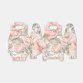 weelderige pioen op een zachte achtergrond bedankdoosjes (Uitgevouwen)