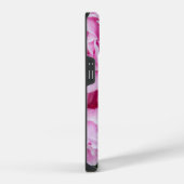 Weelderige Roze Pioenrozen Monogram Case-Mate iPho iPhone Hoesje (Rechterkant)