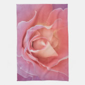 Weelderige Roze Roos Theedoek (Verticaal)
