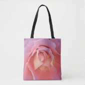 Weelderige Roze Roos Tote Bag (Voorkant)