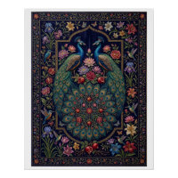 Weelderige Sierlijke Pauw Elegante Botanische Flee