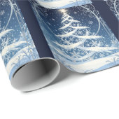 Weelderige Sierte-Christmasyuleboom Cadeaupapier (Rol Hoek)