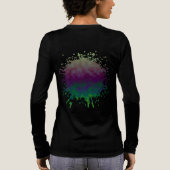 Weelderige sluier Tri-Blend shirt (Achterkant)
