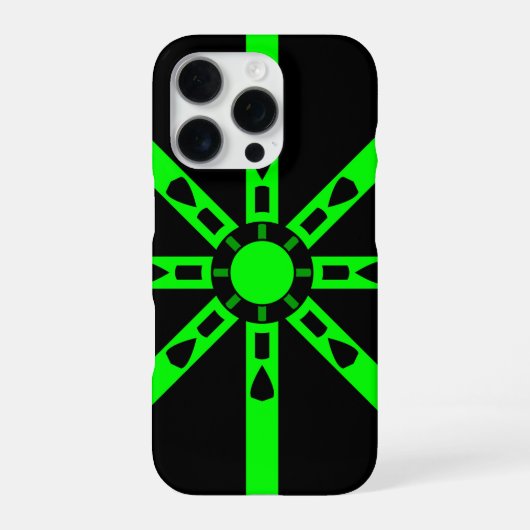 Weelderige Straling iPhone Hoesje (Achterkant)