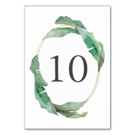 weelderige tropische banaan bladeren loof kaart