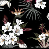 Weelderige tropische bloemen Case-Mate iPhone case