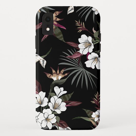 Weelderige tropische bloemen Case-Mate iPhone case