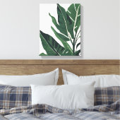 Weelderige Tropische Wandkunst Canvas Afdruk (Insitu (Slaapkamer))
