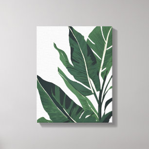 Weelderige Tropische Wandkunst Canvas Afdruk
