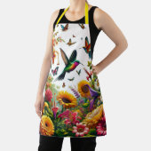 weelderige tuin bloeit schort (Insitu)