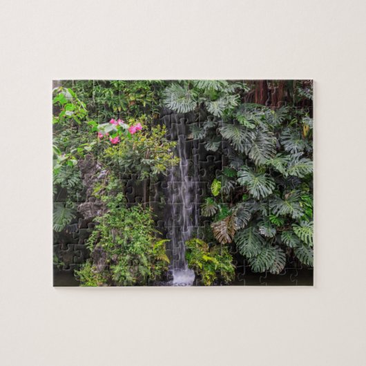 Weelderige Tuin Waterval, China Legpuzzel (Horizontaal)