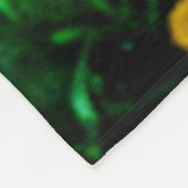 Weelderige Tuin Zonlicht Scene Fleece Deken (Hoek)