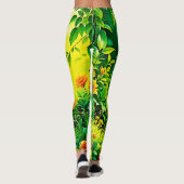 Weelderige Tuin Zonlicht Scene Leggings (Achterkant)
