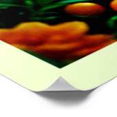 Weelderige Tuin Zonlicht Scene Poster (Hoek)