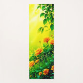 Weelderige Tuin Zonlicht Scene Yogamat (Voorkant)