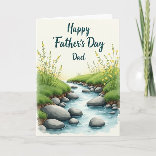 Weelderige vadersdag stroom kaart (Voorkant)