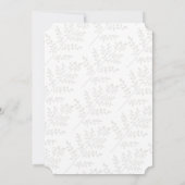 weelderige varen bruiloft suite kaart (Achterkant)