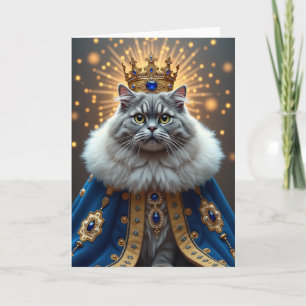 Weelderige Verjaardagskaart voor Katten Kaart
