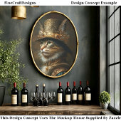 Weelderige Victoriaans Steampunk Cat CS3 Decoupage Tissuepapier