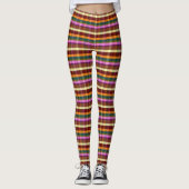 Weelderige warme ruit DGRWP Leggings (Voorkant)