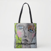 weelderige wimpers Canvas tas (Voorkant)