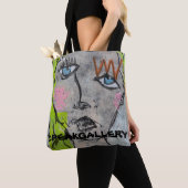 weelderige wimpers Canvas tas (Dichtbij)