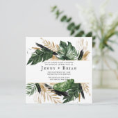 Weelderige Zomerbegroeiing | Boho Botanische Bruil (Staand voorkant)
