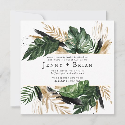 Weelderige Zomerbegroeiing | Boho Botanische Bruil (Voorkant)