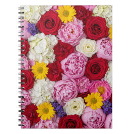 Weelderige Zomerbloei Bloemen Notitieboek