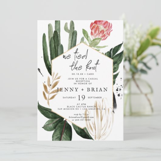 Weelderige zomergroen | Trouwreceptie (Staand voorkant)