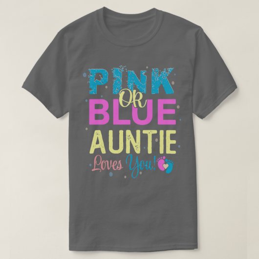 Weemens Auntie-bewaarder van het geslacht onthult  T-shirt (Design voorkant)