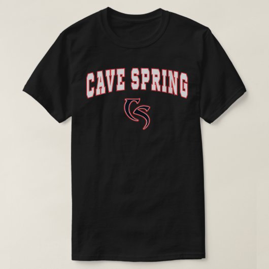 Weemens Cave Spring High School Knachten VNeck T-shirt (Design voorkant)