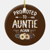 Weemens gepromoveerd naar tante Opnieuw bloeiende  Keramisch Ornament (Achterkant)