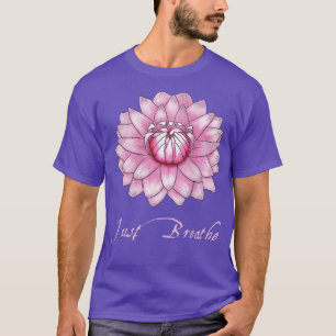 Weemens gewoon de roze Lotus Ballerina Water Lil T-shirt