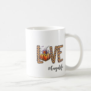 Weemens Love Gaga Life Pumpkin Autumn Halloween Koffiemok