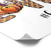 Weemens Love Gaga Life Pumpkin Autumn Halloween Poster (Hoek)