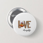 Weemens Love Gaga Life Pumpkin Autumn Halloween Ronde Button 5,7 Cm (Voorkant /achterkant)