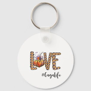 Weemens Love Gaga Life Pumpkin Autumn Halloween Sleutelhanger