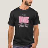 Weemens Matron van Honor Flawless Matching Bachelo T-shirt (Voorkant)