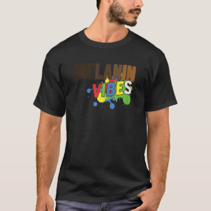 Weemens Melanin Vibes Black Voorgeschiedenis Blm J T-shirt