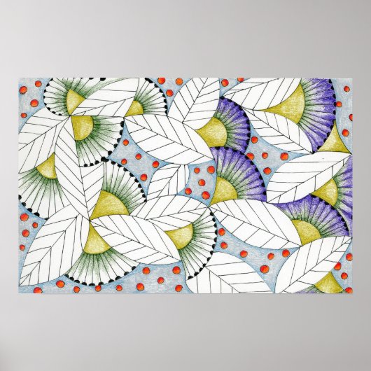 Weemoedige aarde patiënt ziel Kleurentherapie Poster (Voorkant)