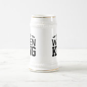 Ween King Dachshund Dad Stein Mok - Vaderdag (Center)