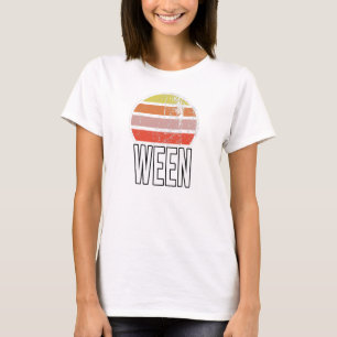 Ween Retro  Sunset Motivatie Word T-shirt