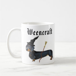 Weencraft Dachshund Witch Funny Koffiemok