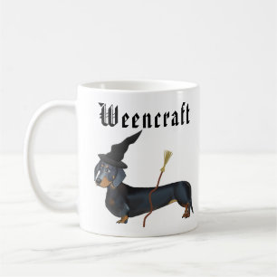 Weencraft Dachshund Witch Funny Koffiemok